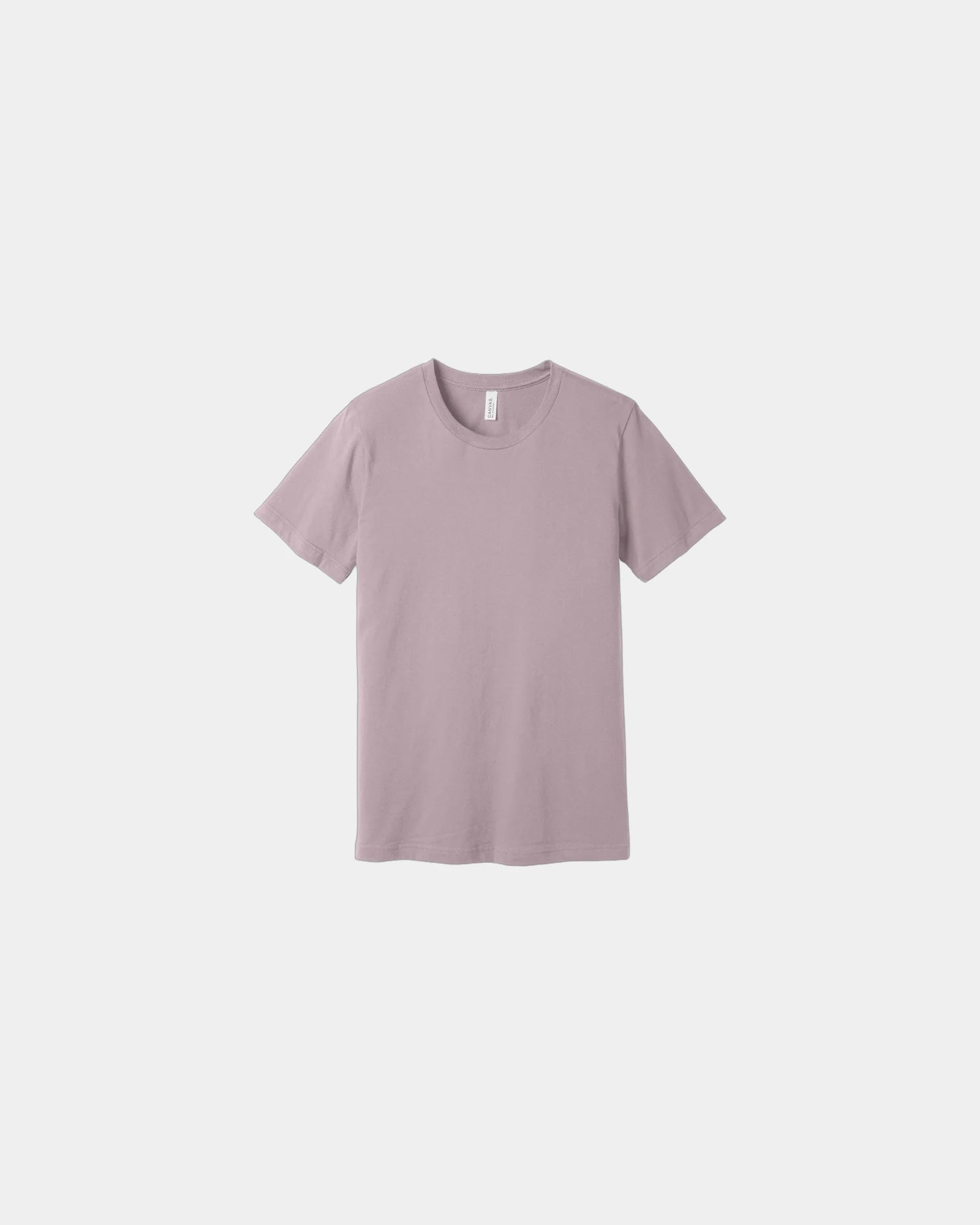 Custom combed cotton unisex jersey short sleeve tee - Light Violet