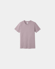 Custom combed cotton unisex jersey short sleeve tee - Light Violet