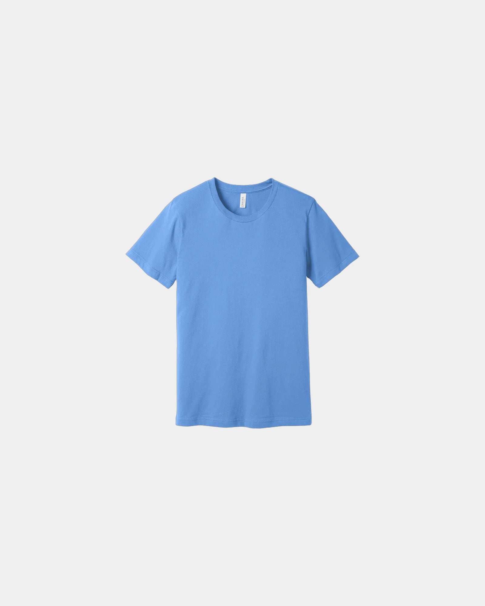 Custom combed cotton unisex jersey short sleeve tee - Carolina Blue