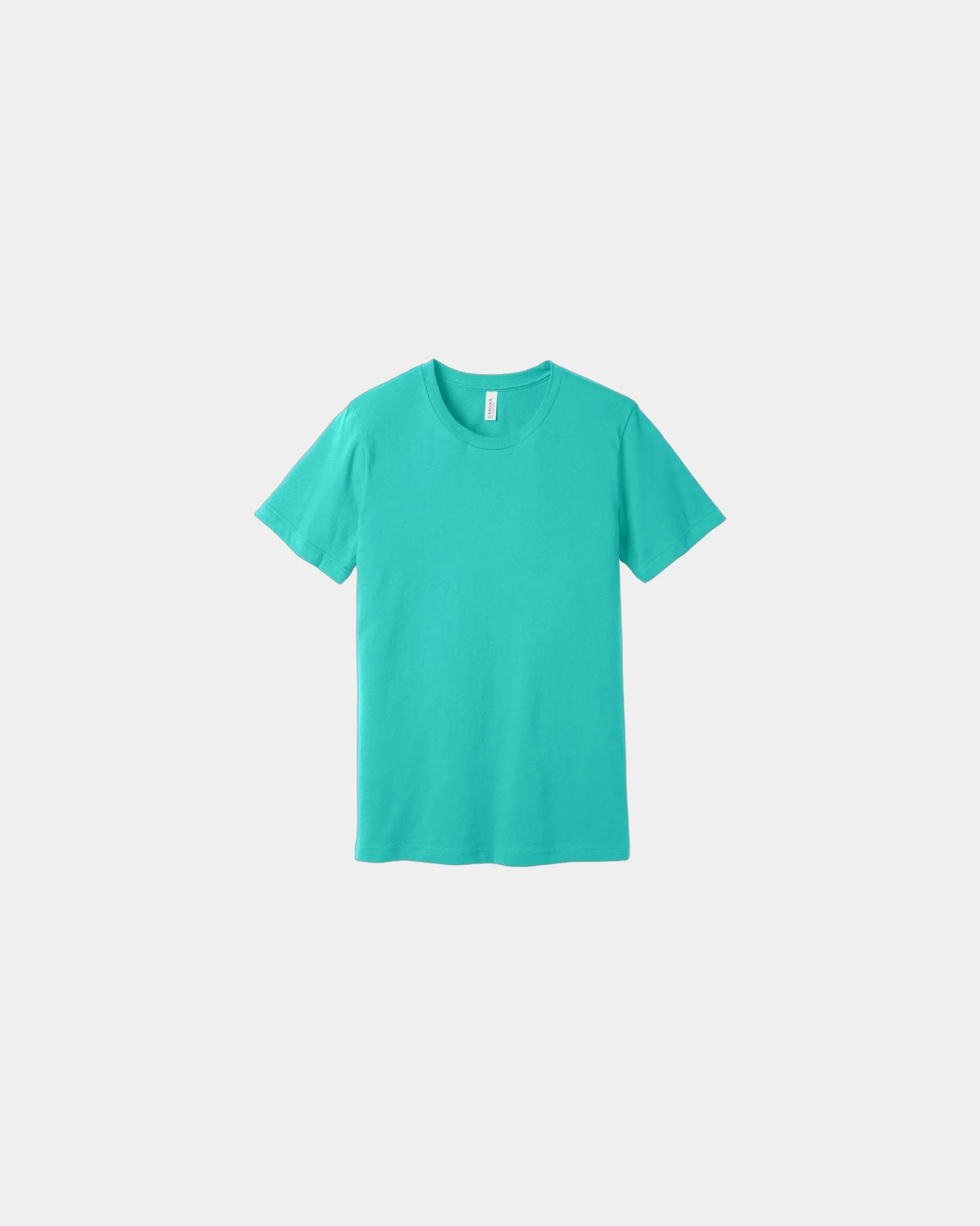 Custom combed cotton unisex jersey short sleeve tee - Teal