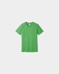 Custom combed cotton unisex jersey short sleeve tee - Synthetic Green