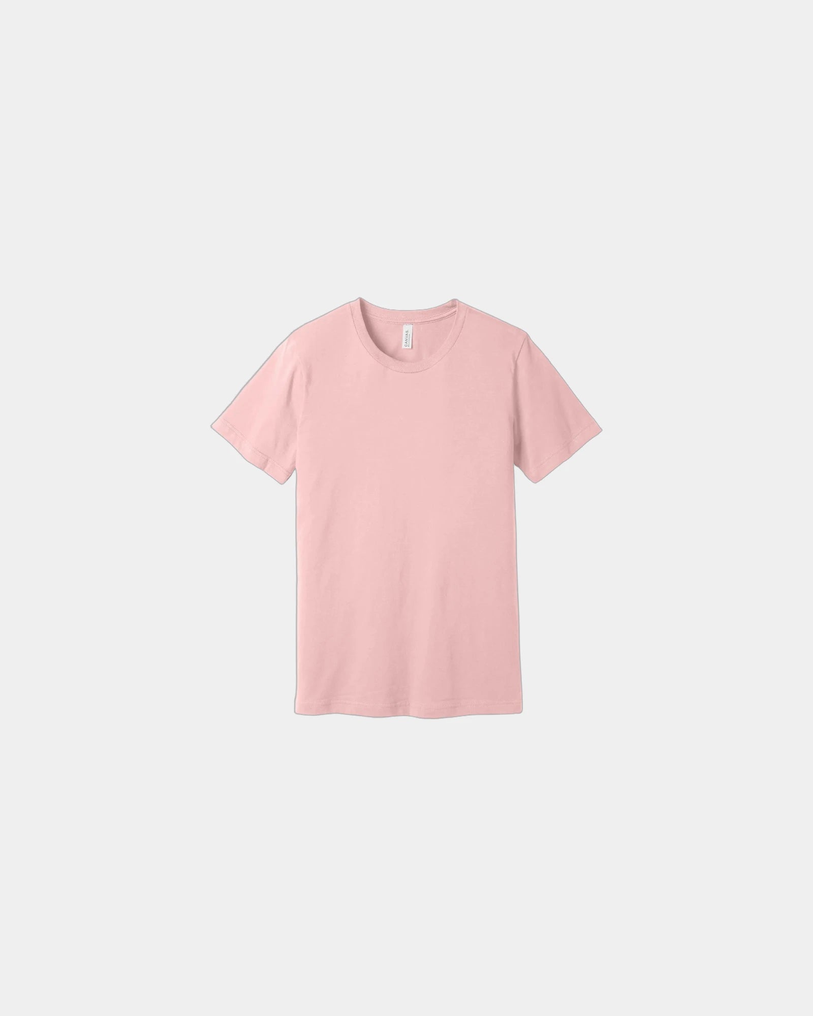 Custom combed cotton unisex jersey short sleeve tee - Pink