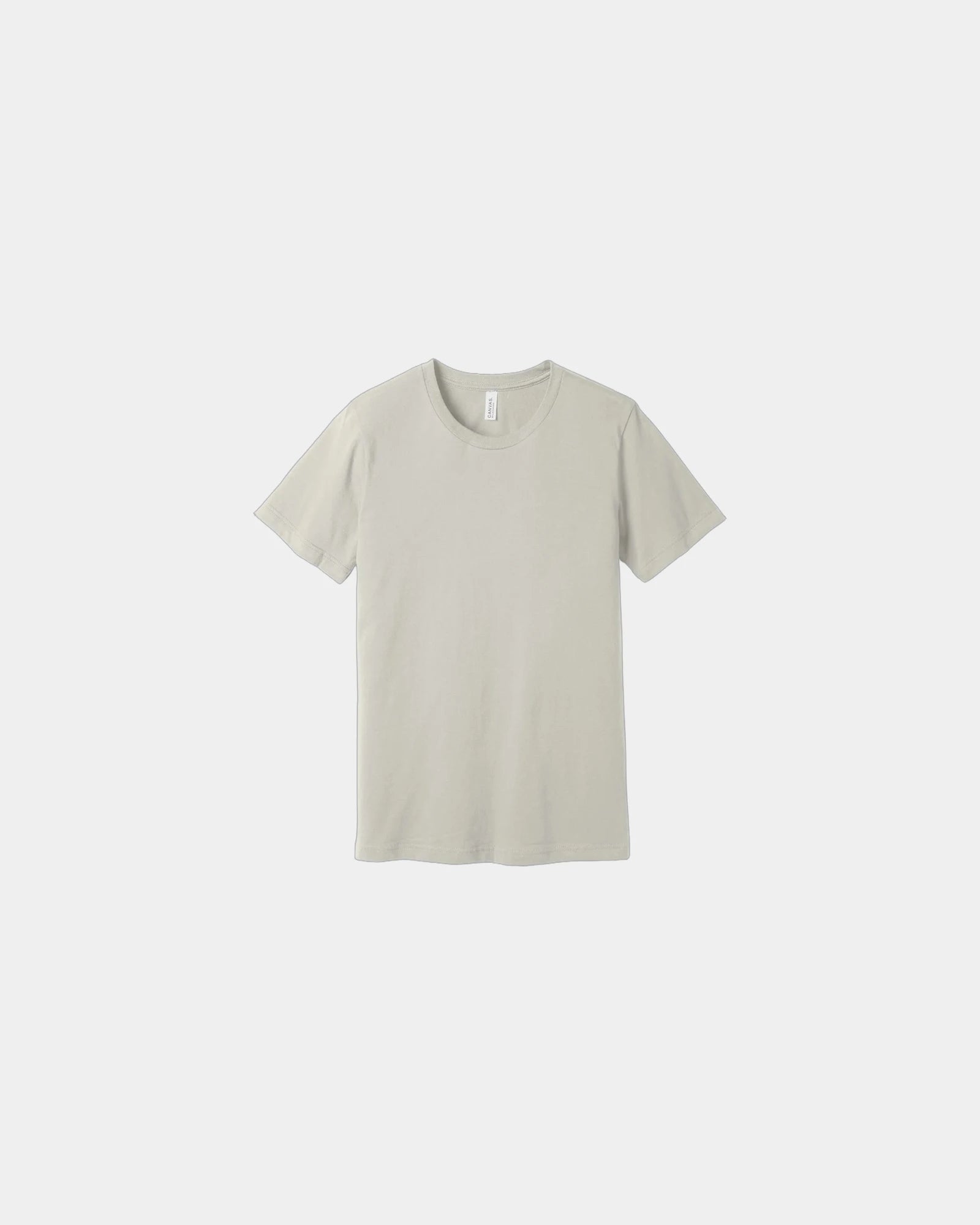Custom combed cotton unisex jersey short sleeve tee - Dust