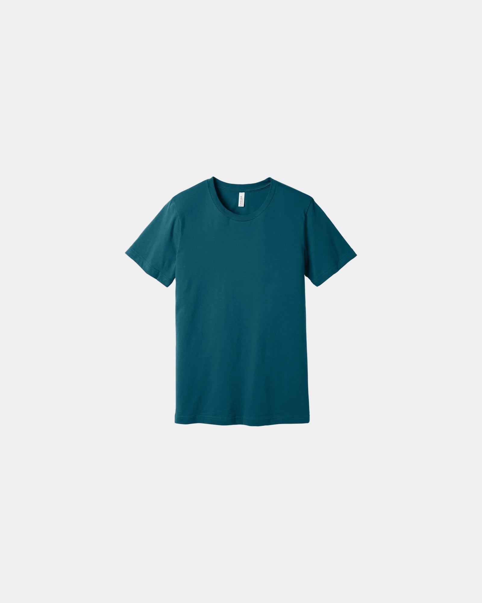 Custom combed cotton unisex jersey short sleeve tee - Deep Teal