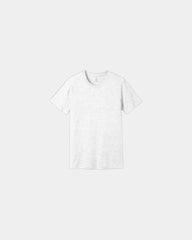 Custom combed cotton unisex jersey short sleeve tee - Ash
