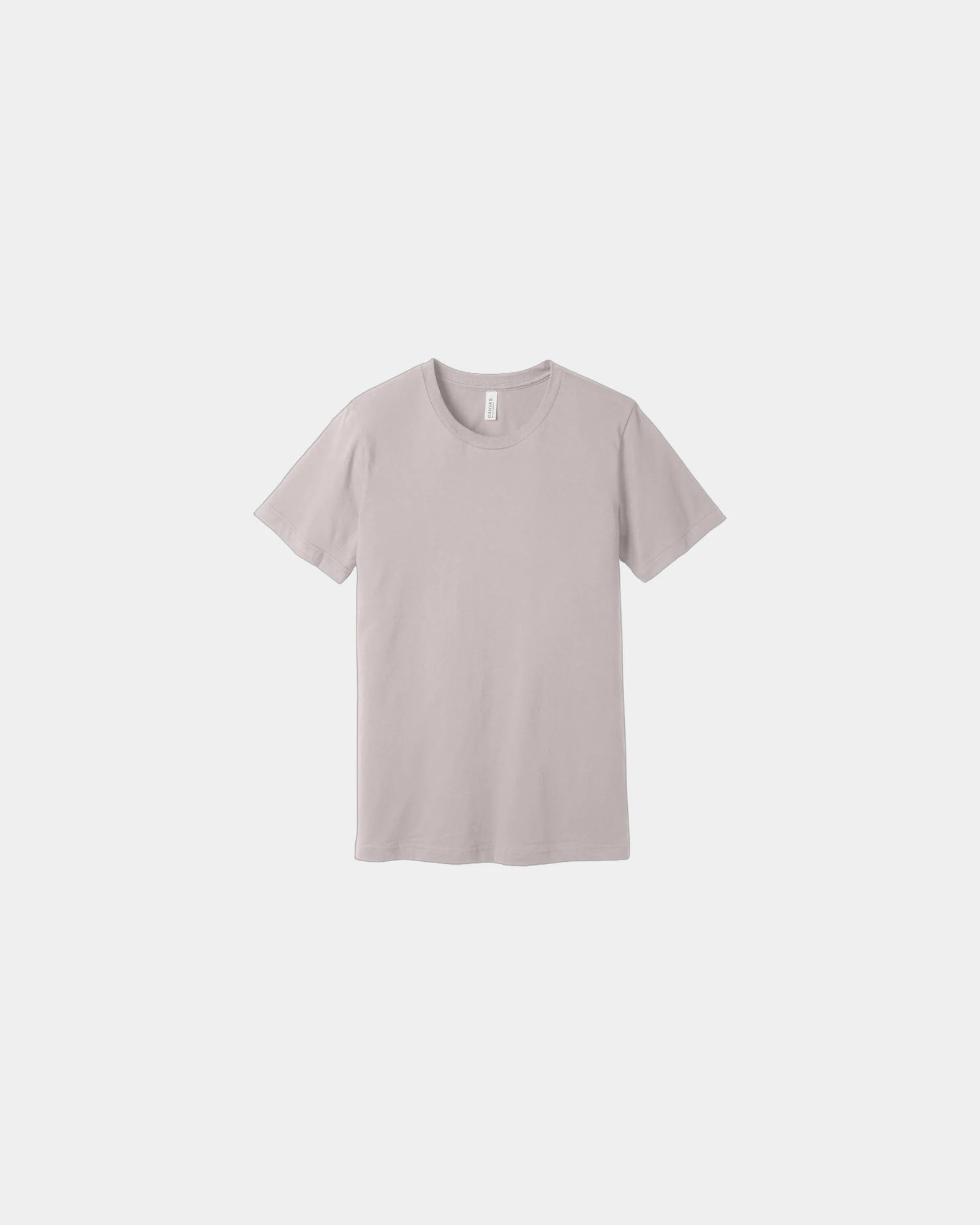 Custom combed cotton unisex jersey short sleeve tee - Pink Gravel