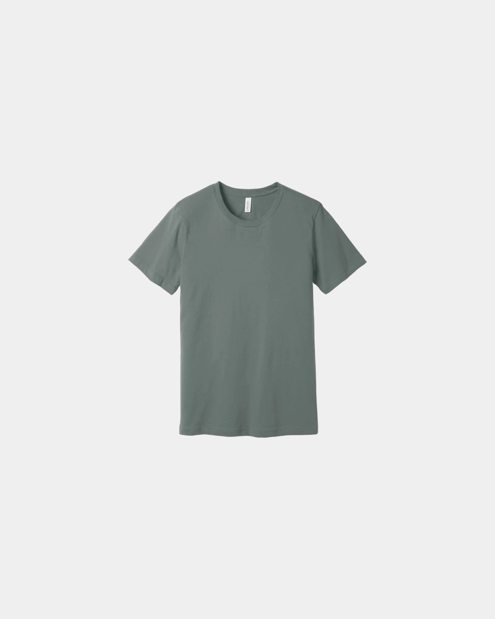Custom combed cotton unisex jersey short sleeve tee - Blue Storm