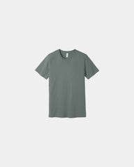 Custom combed cotton unisex jersey short sleeve tee - Blue Storm