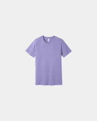 Custom combed cotton unisex jersey short sleeve tee - Dark Lavender