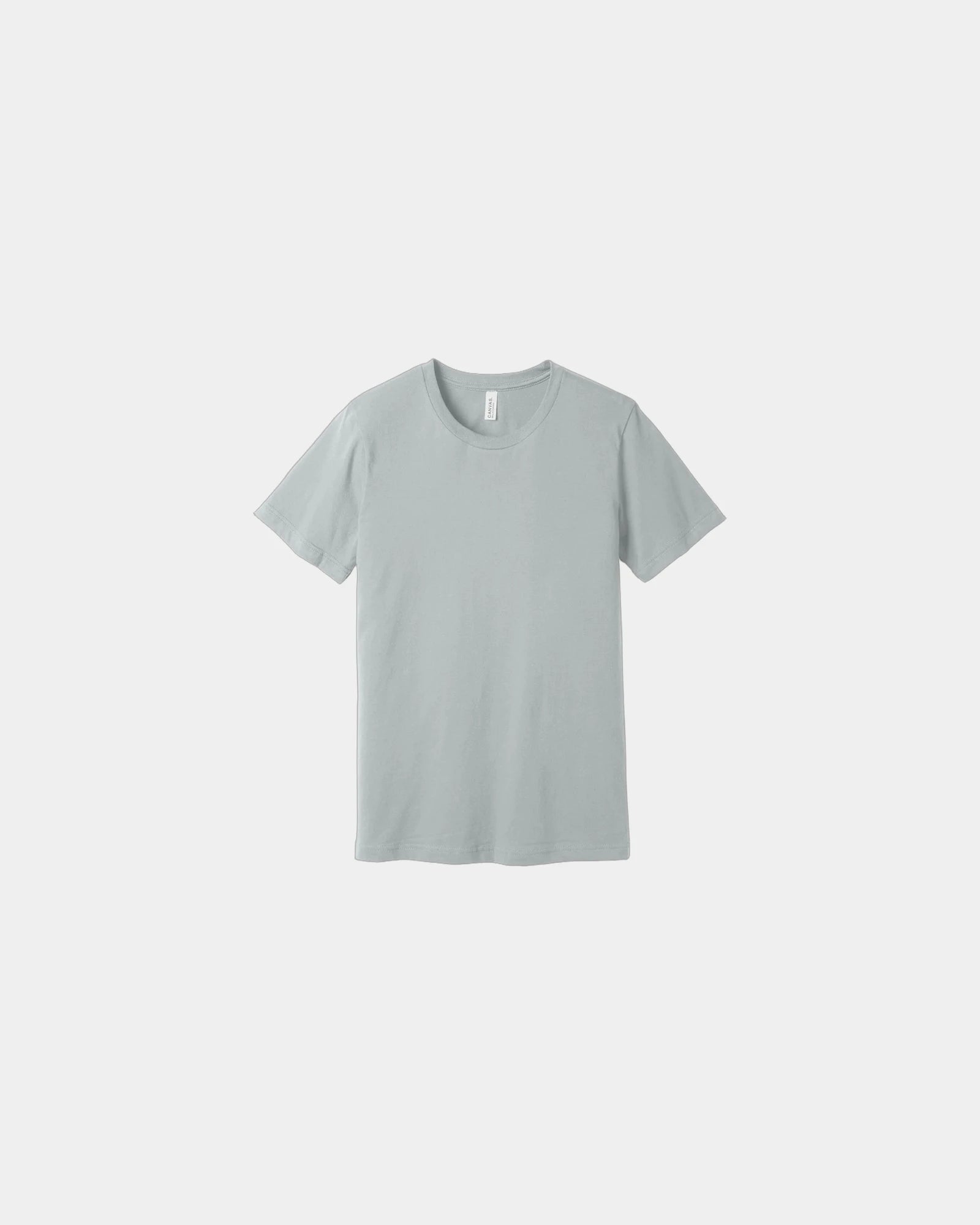 Custom combed cotton unisex jersey short sleeve tee - Solid Athletic Grey