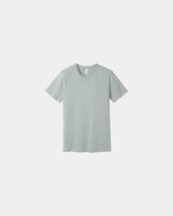 Custom combed cotton unisex jersey short sleeve tee - Solid Athletic Grey
