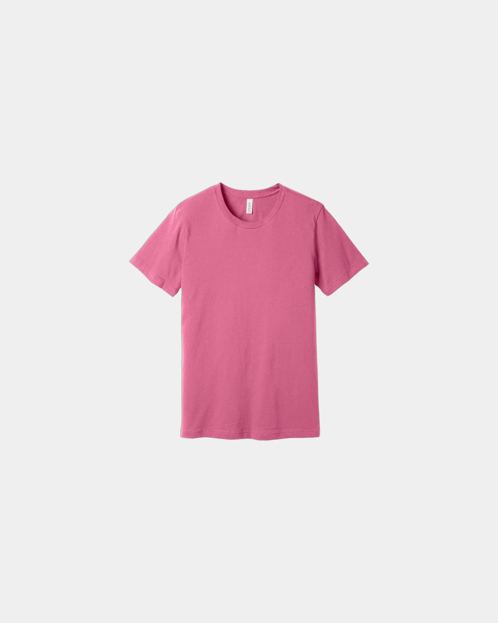 Custom combed cotton unisex jersey short sleeve tee - Charity Pink