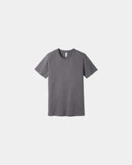 Custom combed cotton unisex jersey short sleeve tee - Storm
