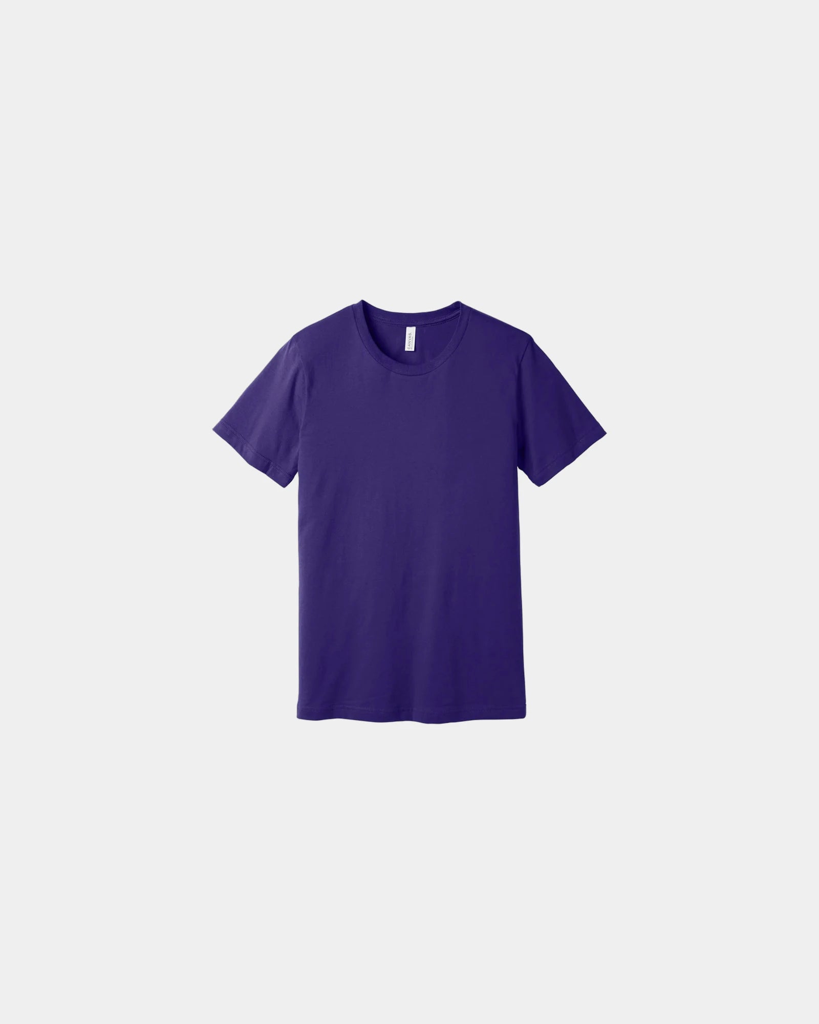 Custom combed cotton unisex jersey short sleeve tee - Team Purple