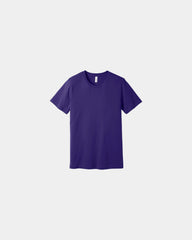 Custom combed cotton unisex jersey short sleeve tee - Team Purple