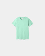 Custom combed cotton unisex jersey short sleeve tee - Mint