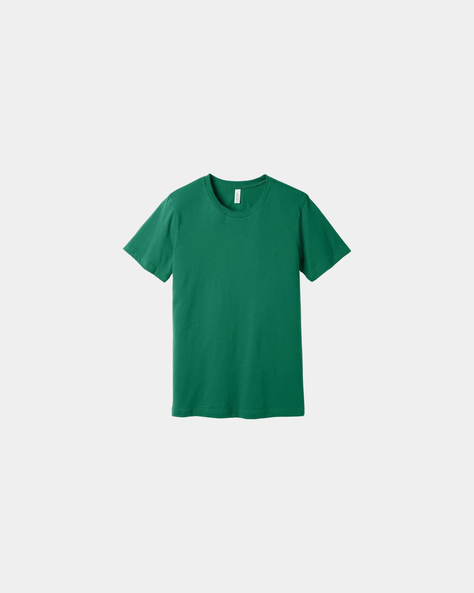 Custom combed cotton unisex jersey short sleeve tee - Kelly