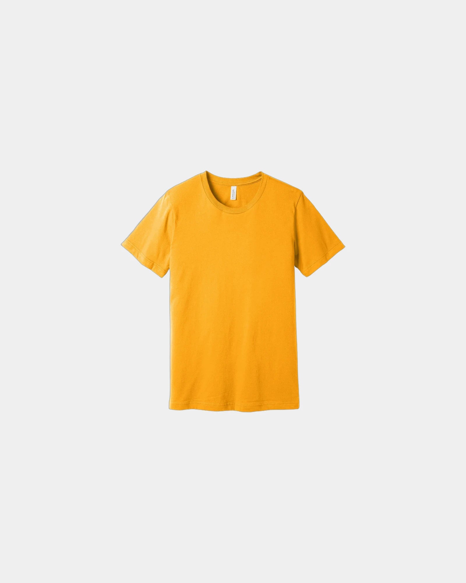Custom combed cotton unisex jersey short sleeve tee - Gold