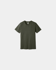 Custom combed cotton unisex jersey short sleeve tee - Army