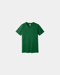 Custom combed cotton unisex jersey short sleeve tee - Evergreen