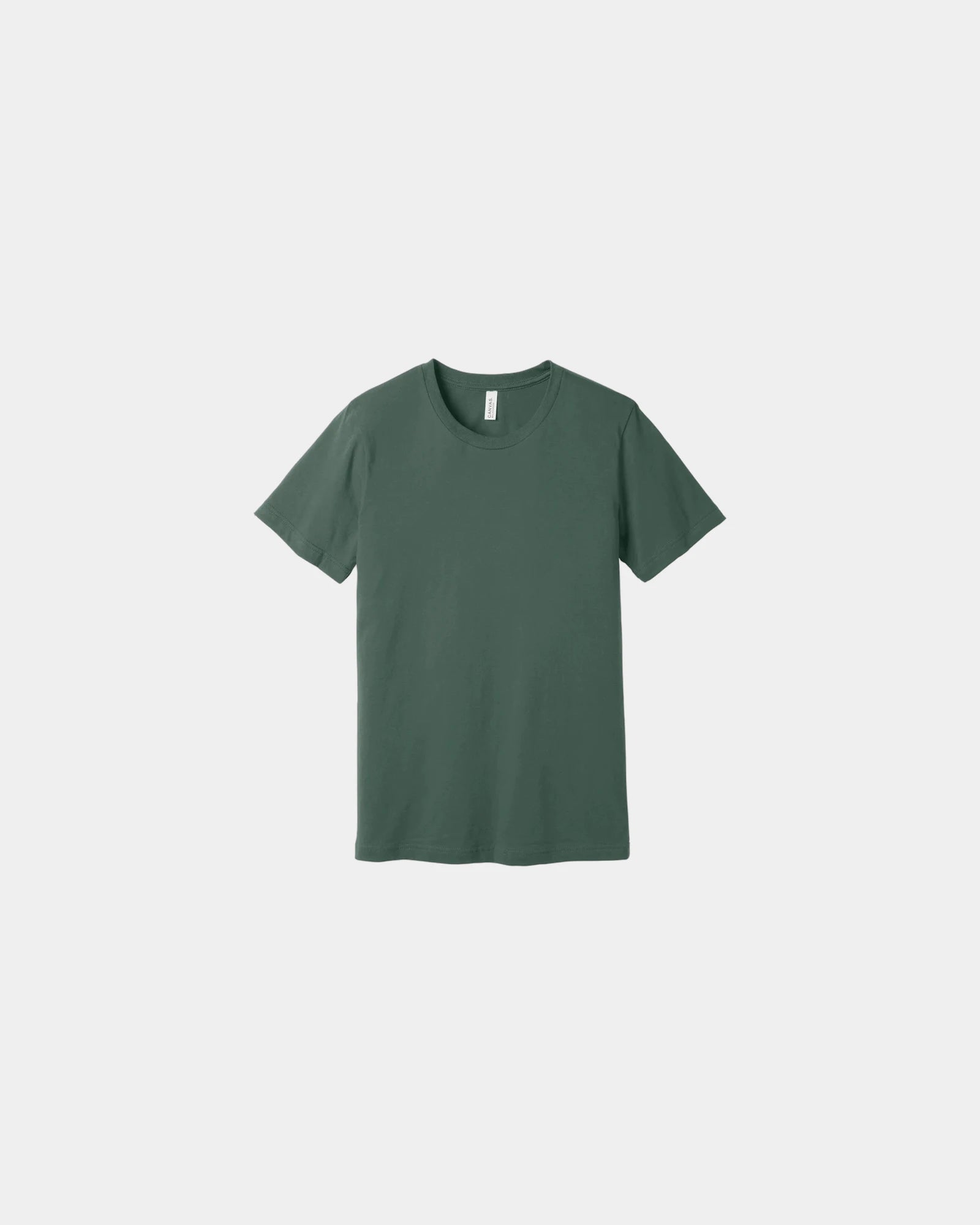 Custom combed cotton unisex jersey short sleeve tee - Pine