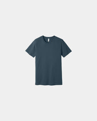 Custom combed cotton unisex jersey short sleeve tee - Vintage Navy