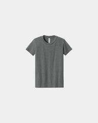 Custom heather CVC youth tee for kids promotions - Deep Heather