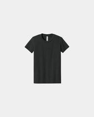Custom heather CVC youth tee for kids promotions - Black Heather