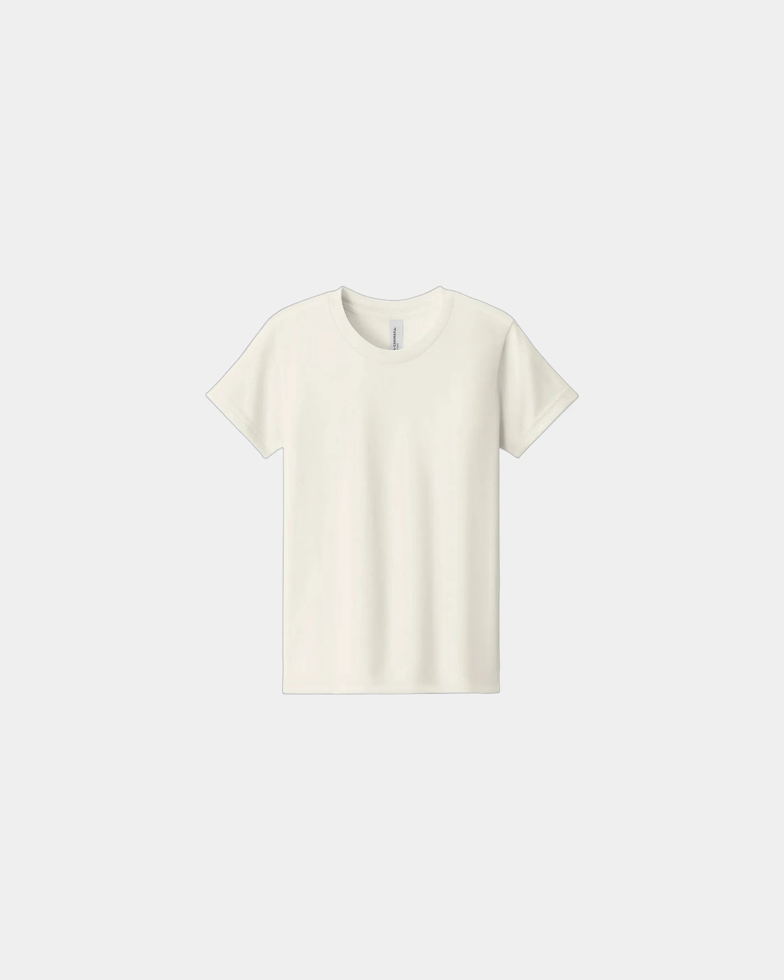 Custom heather CVC youth tee for kids promotions - Heather Natural