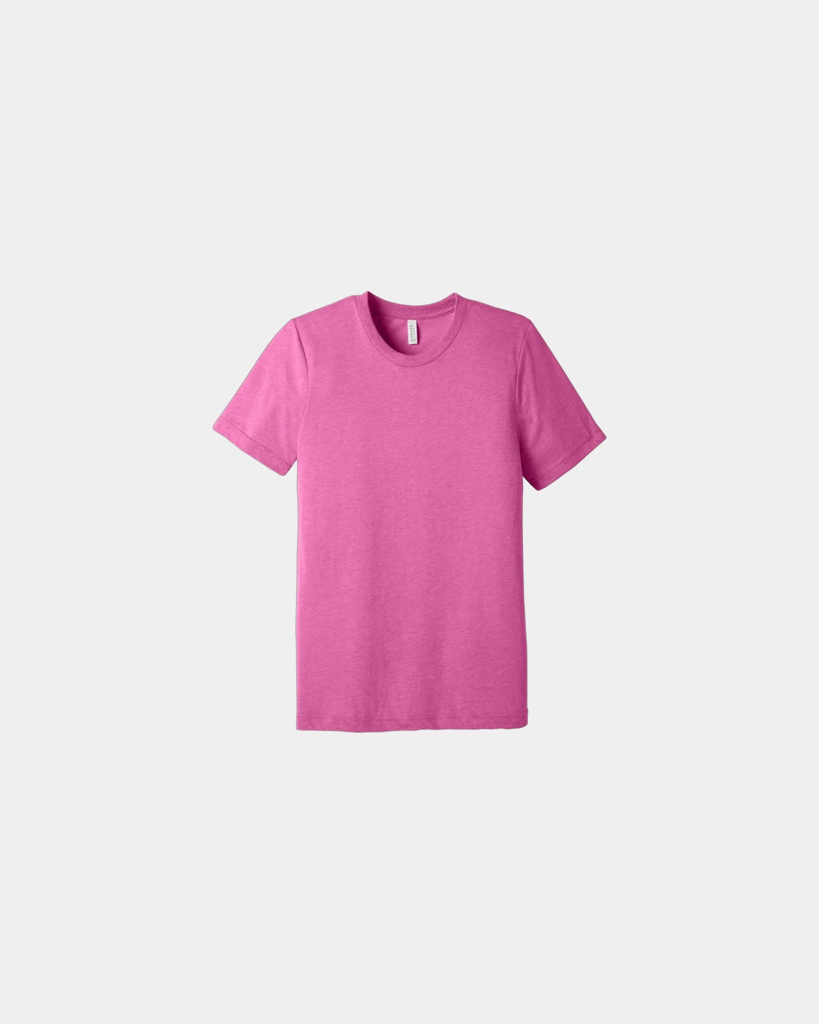 Custom triblend short sleeve tee for teams - Charity Pink Triblend