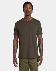 Custom triblend short sleeve tee for teams - Brown Triblend