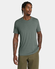 Custom triblend short sleeve tee for teams - Blue Storm Triblend