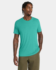 Custom triblend short sleeve tee for teams - Sea Green Triblend