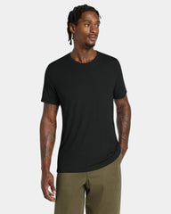 Custom triblend short sleeve tee for teams - Charcoal-Black Triblend