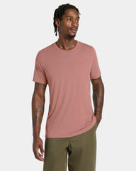 Custom triblend short sleeve tee for teams - Mauve Triblend