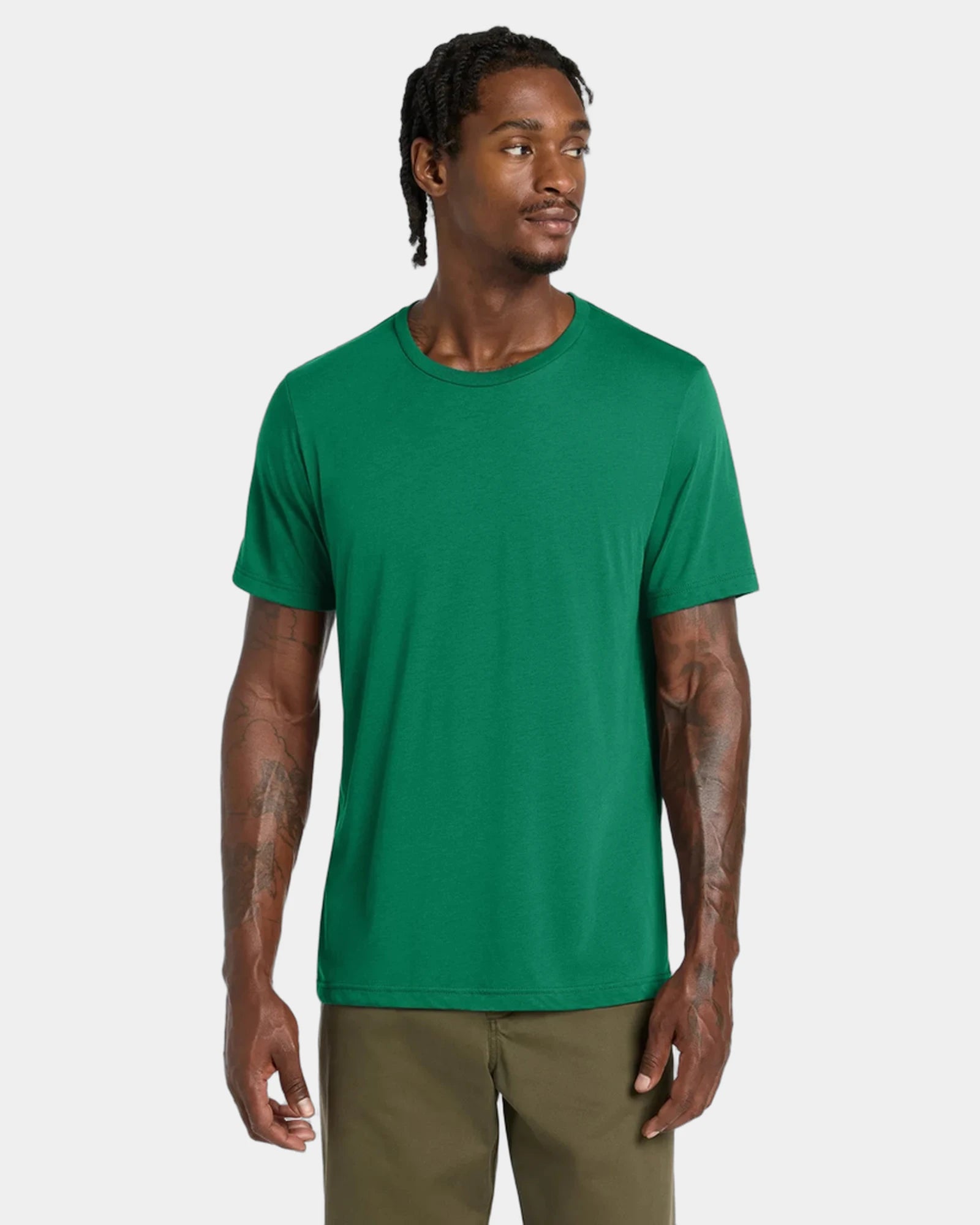 Custom triblend short sleeve tee for teams - Solid Kelly Triblend