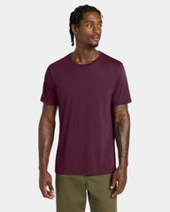 Custom triblend short sleeve tee for teams - Solid Maroon Triblend