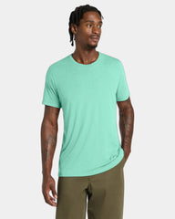 Custom triblend short sleeve tee for teams - Mint Triblend