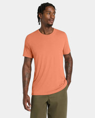 Custom triblend short sleeve tee for teams - Orange Triblend
