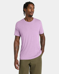 Custom triblend short sleeve tee for teams - Lilac Triblend