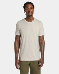Custom triblend short sleeve tee for teams - Oatmeal Triblend