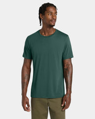 Custom triblend short sleeve tee for teams - Solid Forest Triblend