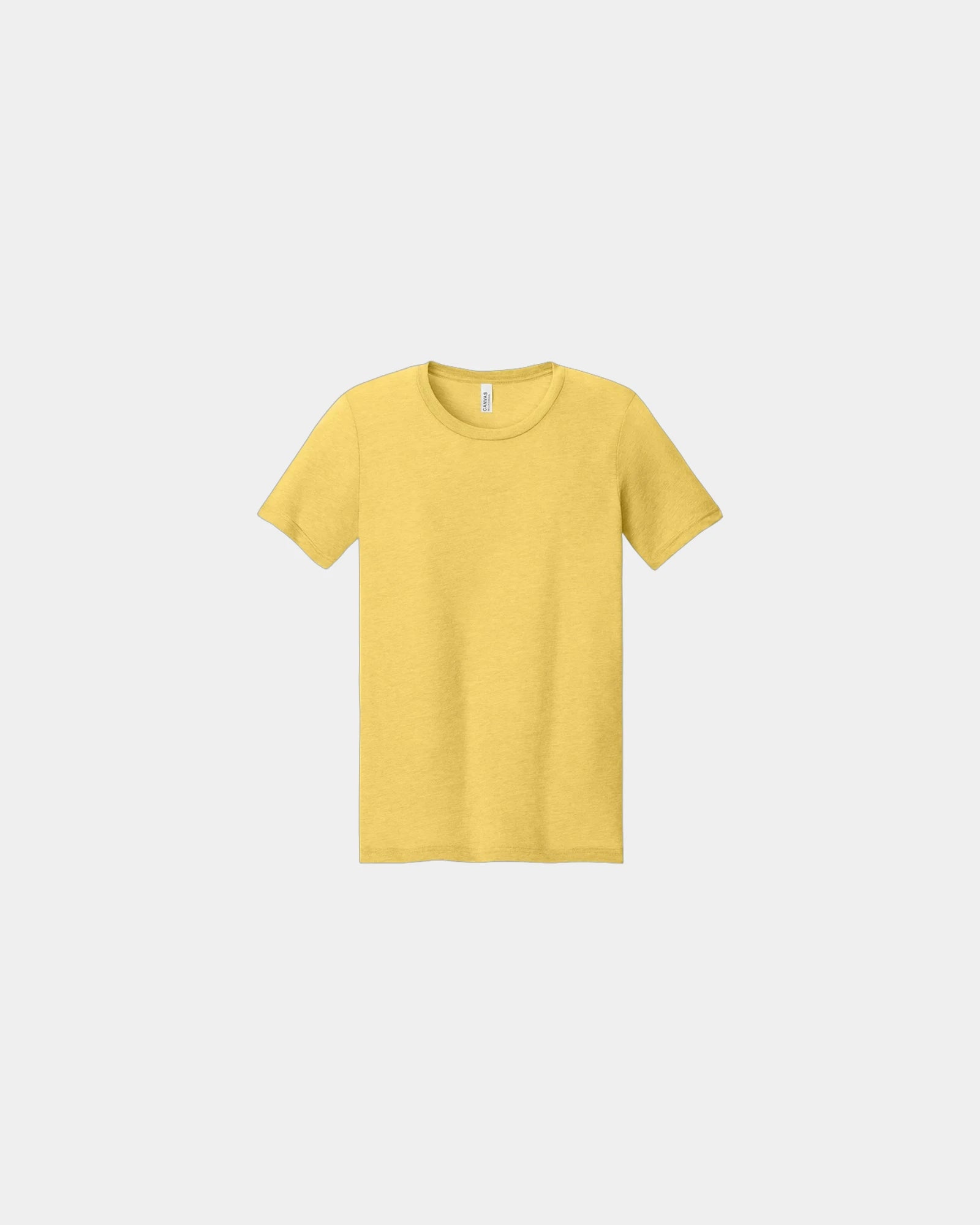Custom triblend short sleeve tee for teams - Yellow Gold Triblend