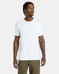 Custom triblend short sleeve tee for teams - Solid White Triblend