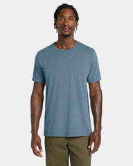 Custom triblend short sleeve tee for teams - Denim Triblend