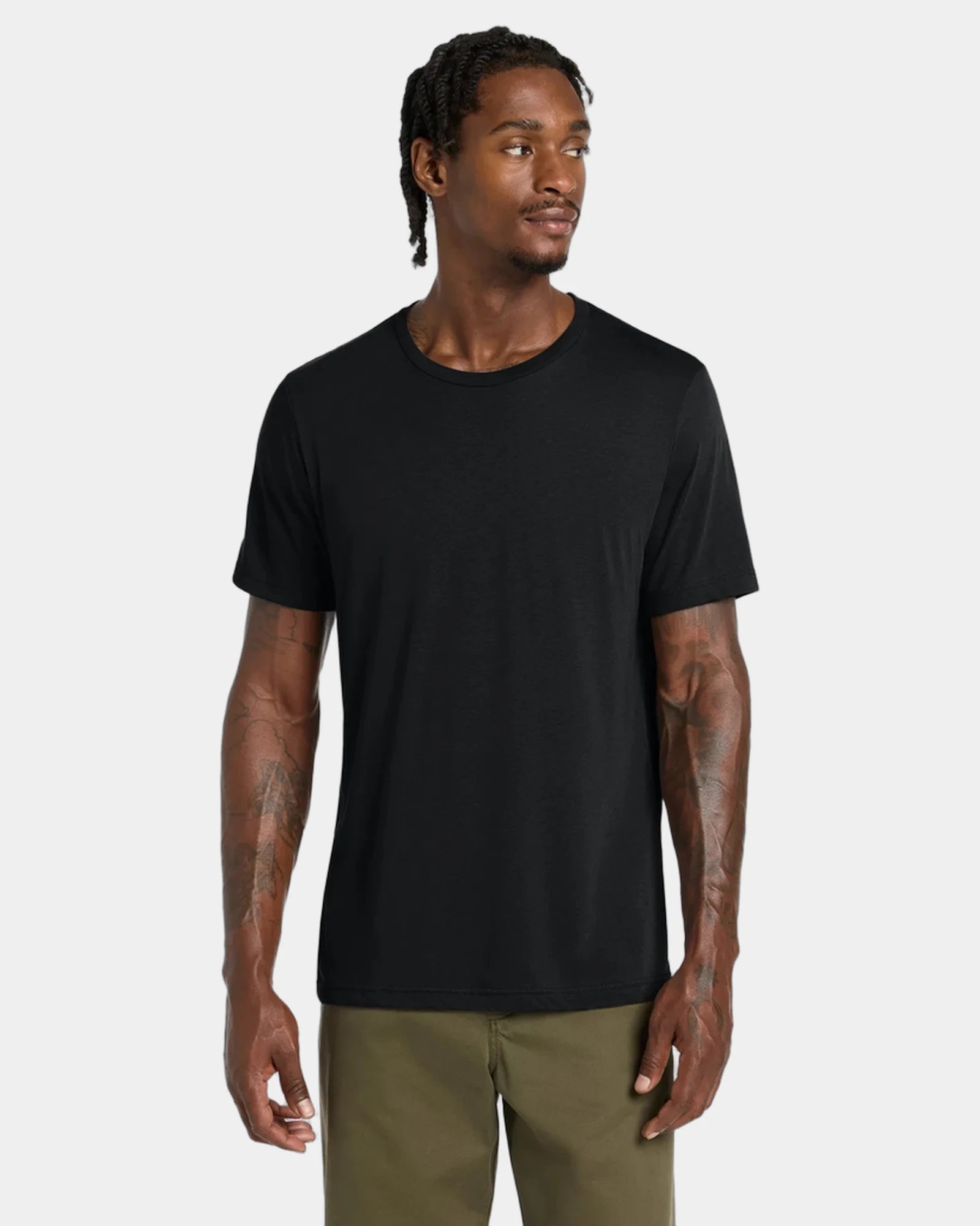 Custom triblend short sleeve tee for teams - Solid Black Triblend