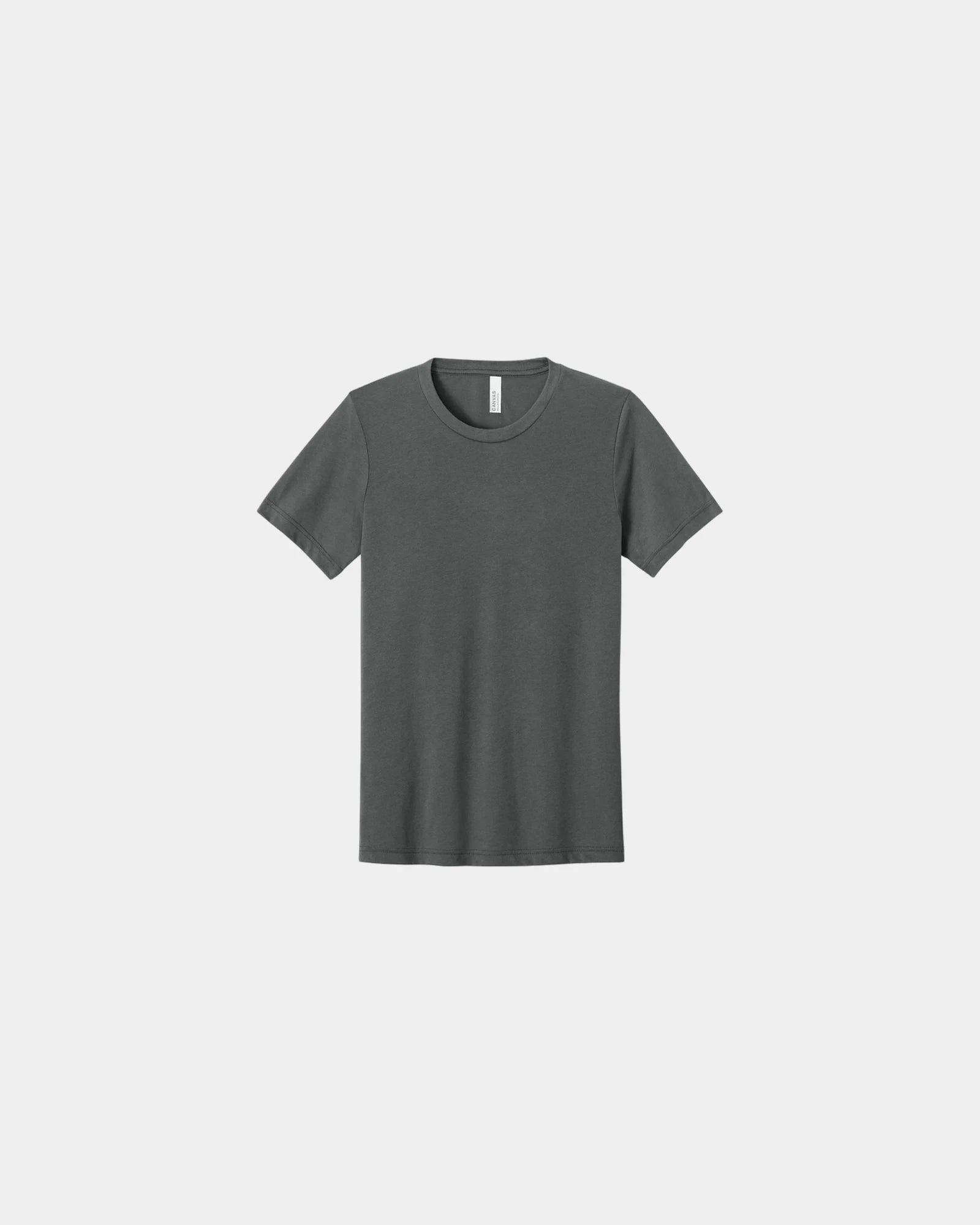 Custom triblend short sleeve tee for teams - Solid Asphalt Triblend