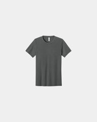 Custom triblend short sleeve tee for teams - Solid Asphalt Triblend