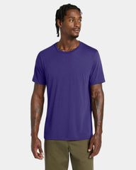 Custom triblend short sleeve tee for teams - Solid Team Purple Triblend