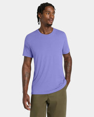 Custom triblend short sleeve tee for teams - Dark Lavender Triblend